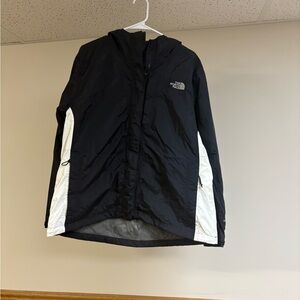 The North Face Black and White Hooded Jacket